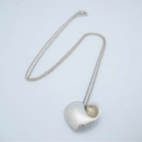 Tiffany & Co. Jewelry - Tiffany & Co. Puffed Heart Pendant Necklace